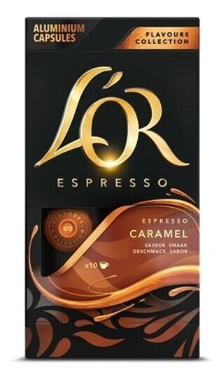 Kafijas kapsulas L'OR FLACO CARAMEL 10x5,2g (Nespresso)